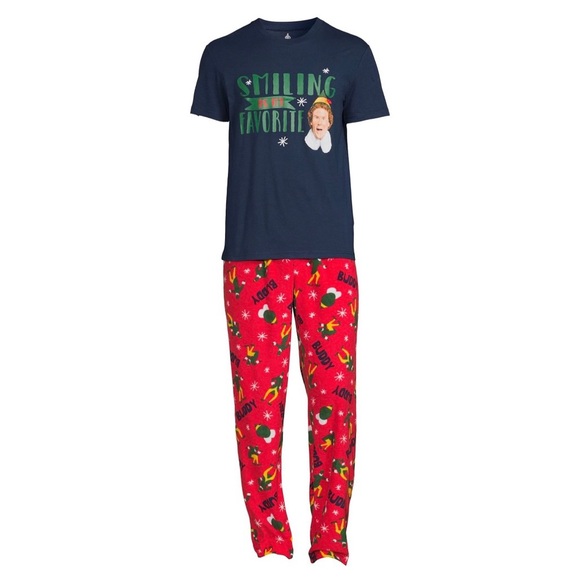 Holiday Buddy the Elf Men's Pajama Set, 2 Piece - Picture 2 of 9